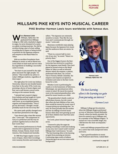 Millsaps Pike Keys into Musical Career